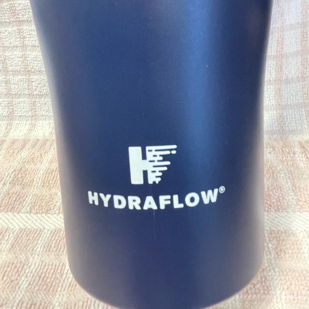 HYDRAFLOW Blue - 40oz Tumbler w/ Handle Stainless Steel Triple Layer Insulation - Picture 3 of 10